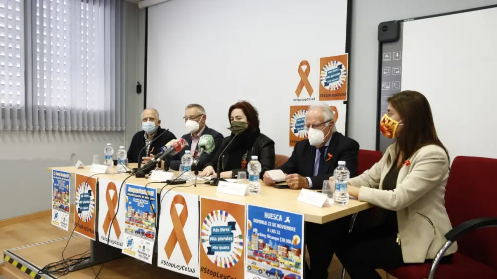 La movilización se presentó este pasado viernes en Zaragoza en rueda de prensa.