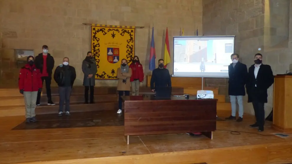 Presentación de las visitas virtuales al castillo de Monzón.