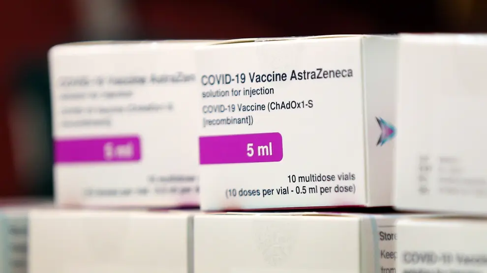 Oxford University/AstraZeneca COVID-19 vaccine at Princess Royal Hospital in Haywards Heath