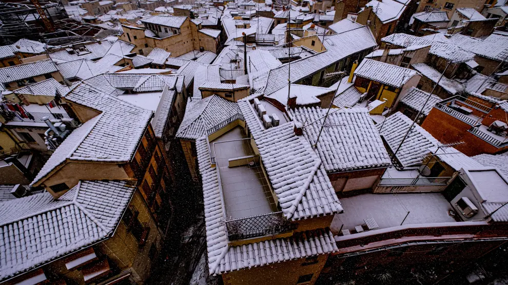 La nieve deja bonitas estampas en Toledo