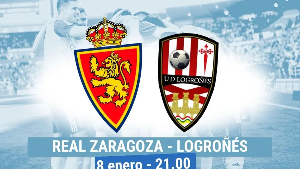 Horario y dónde ver el Real Zaragoza-Logroñés