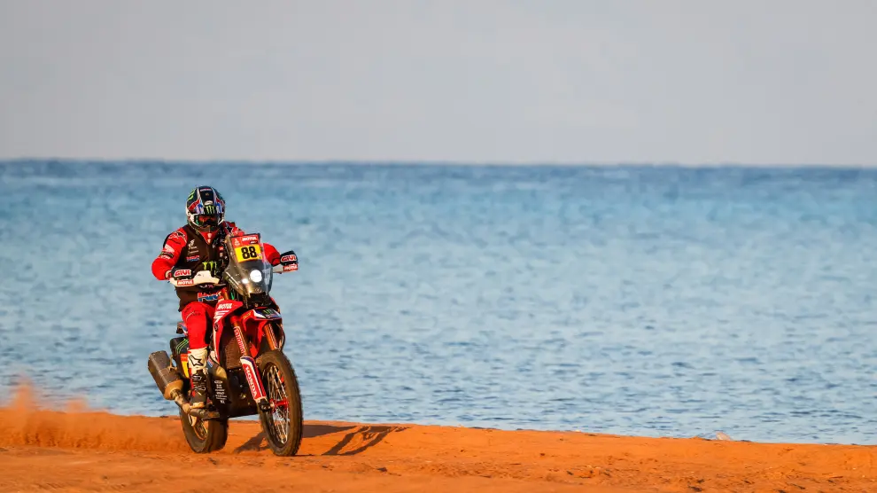 Barreda, en la novena etapa del rally Dakar Rally 2021