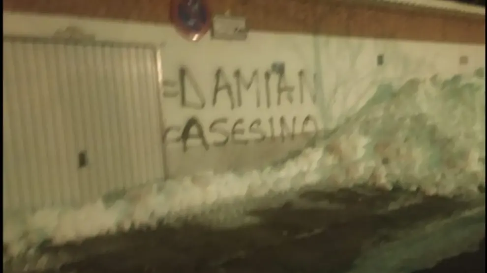 Otra pintada contra el guardia civil que disparó a un hombre 30 años en Andorra