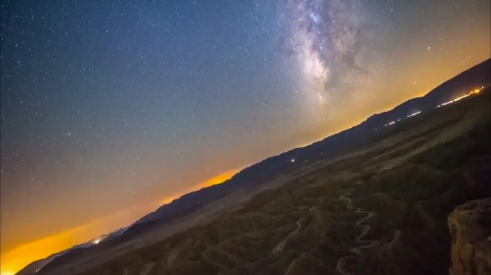 Frame del vídeo grabado por el astrofotógrafo Eric Brummel.