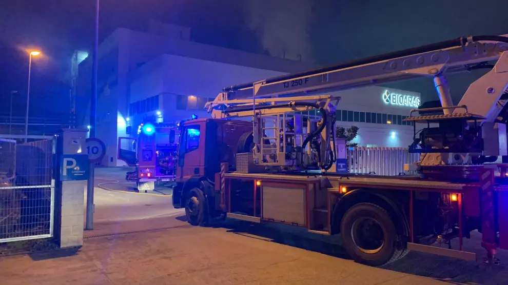 El fuego se declaró en una planta de biocombustibles de Altorricón.