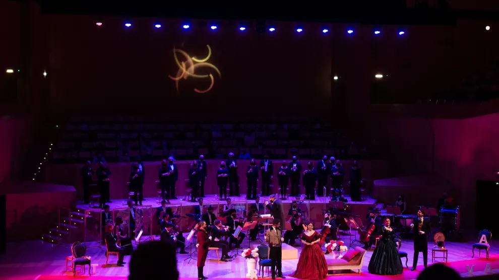 La ópera 'La Traviata' en el Auditorio.