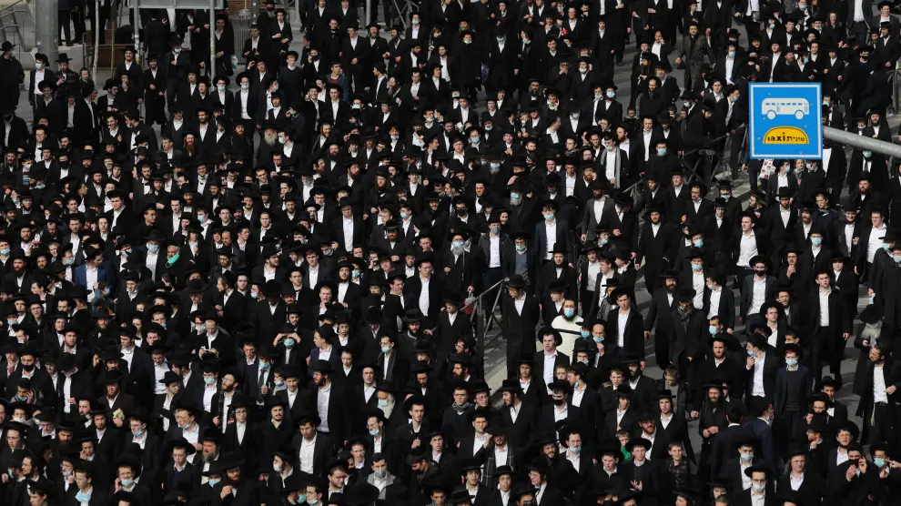 Rabbi funeral in Jerusalem