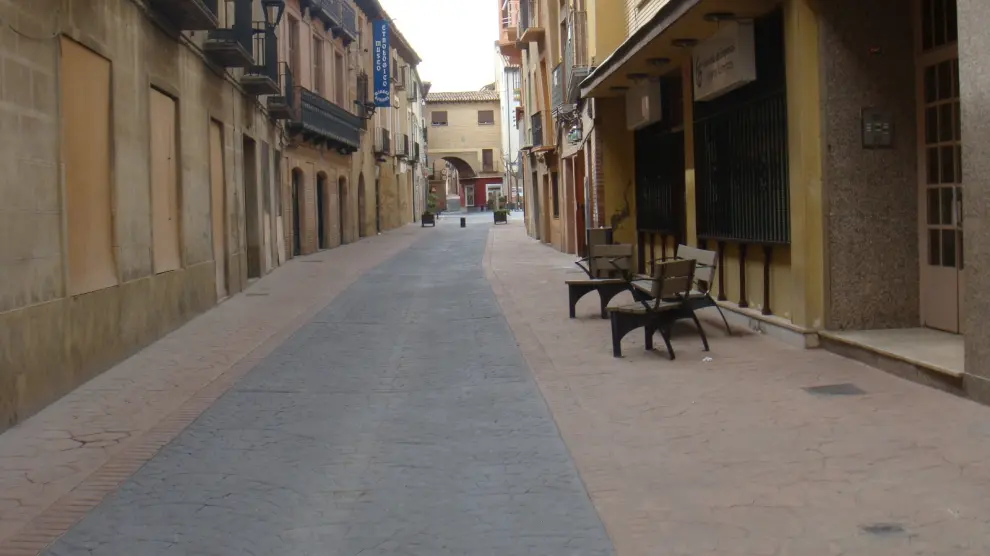 Calle Ramón y Cajal de Ejea