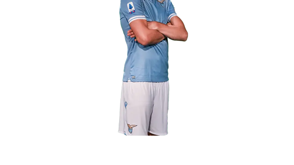 Denis Vavro, con la camiseta del Lazio.
