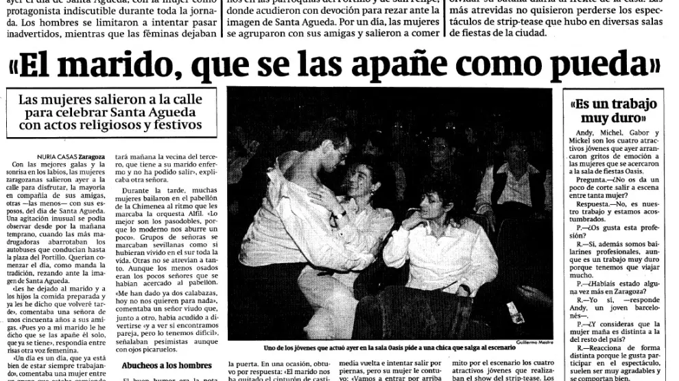 Titular muy concluyente de la crónica de 1993.