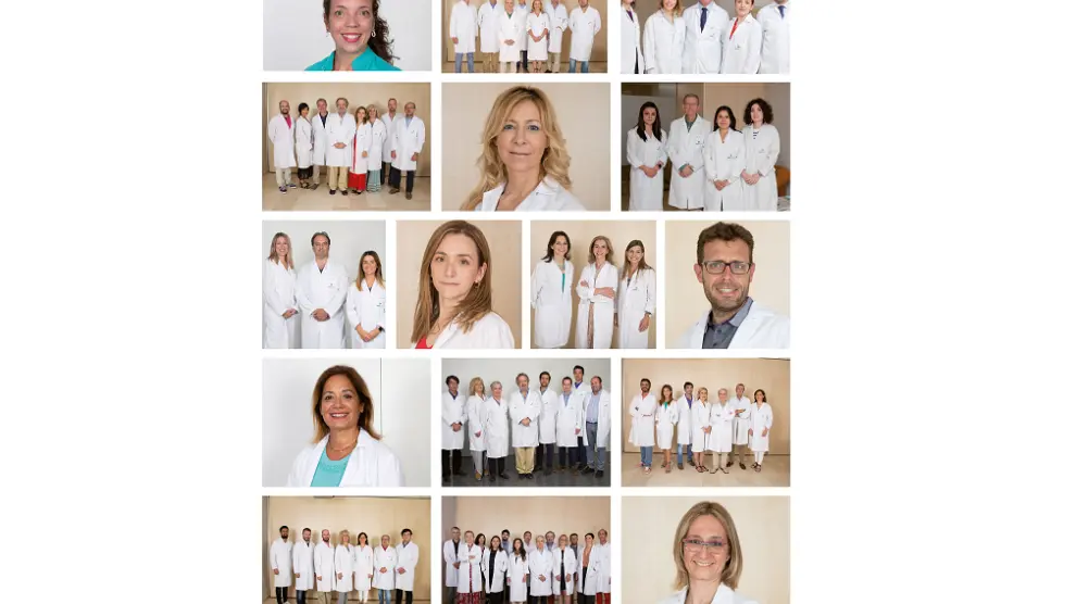 Los profesionales del Instituto Oncológico Quirónsalud Zaragoza.