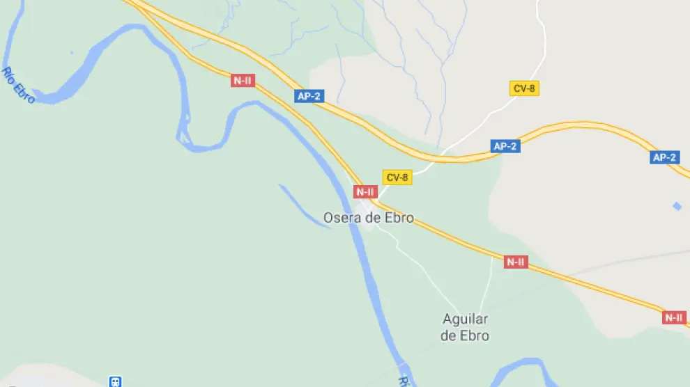 El accidente ha tenido lugar en la N-2 en Osera de Ebro.