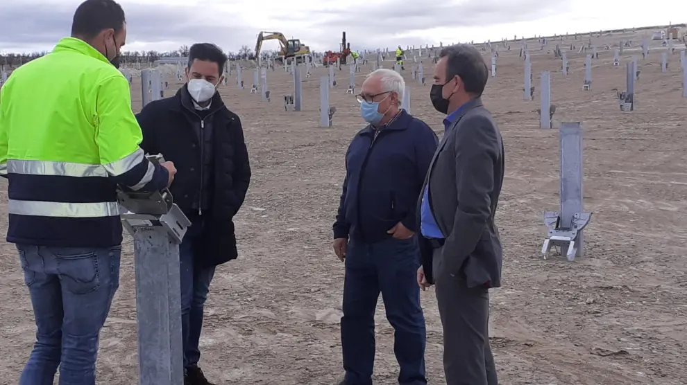 La planta solar de Paracuellos de Jiloca tiene previsto entrar en servicio en junio