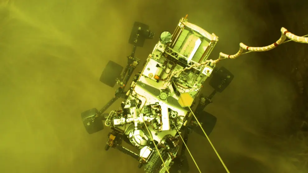 Aterrizaje del rover Perseverance de la NASA en Marte