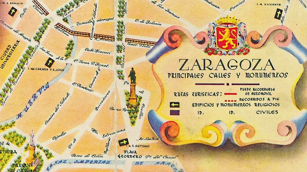 Imágenes de la capital del cierzo. Los planos de García Margalé.