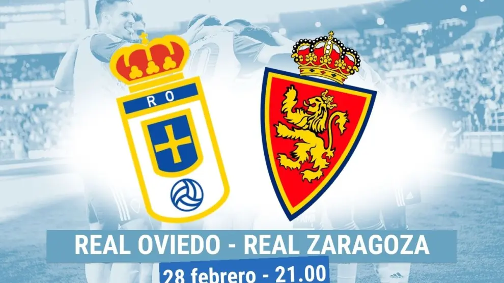 Horario y dónde ver el Real Oviedo-Real Zaragoza.
