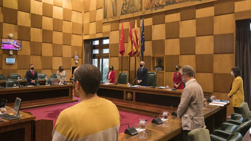 Pleno del Ayuntamiento de Zaragoza.