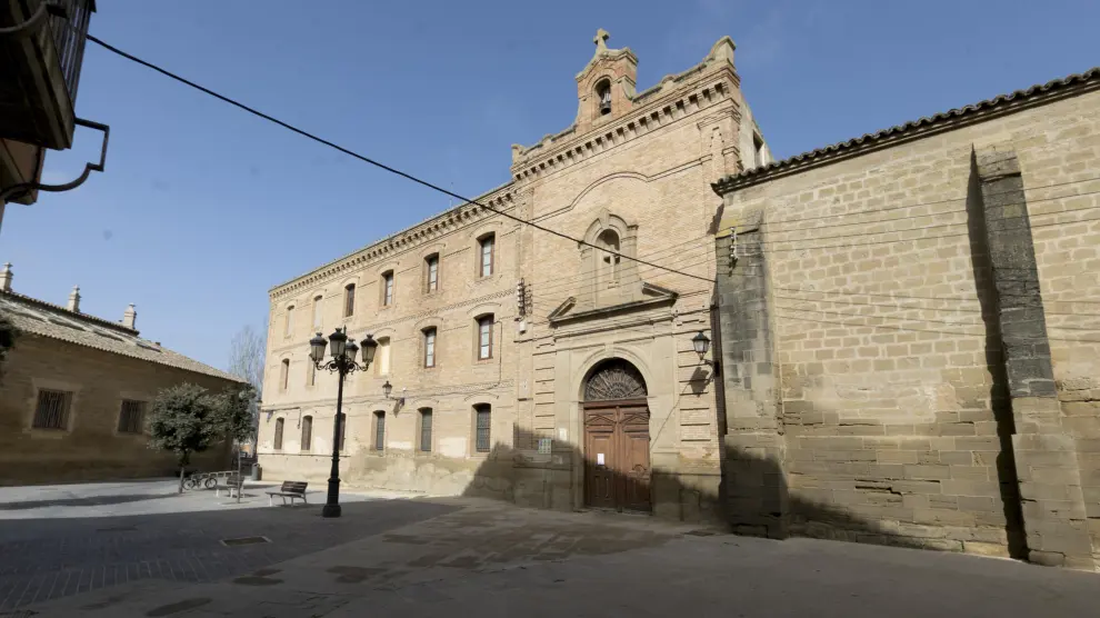 Fachada del antiguo Seminario de Huesca.