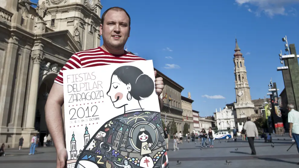 Víctor Meneses gana el cartel de las Fiestas del Pilar de 2012