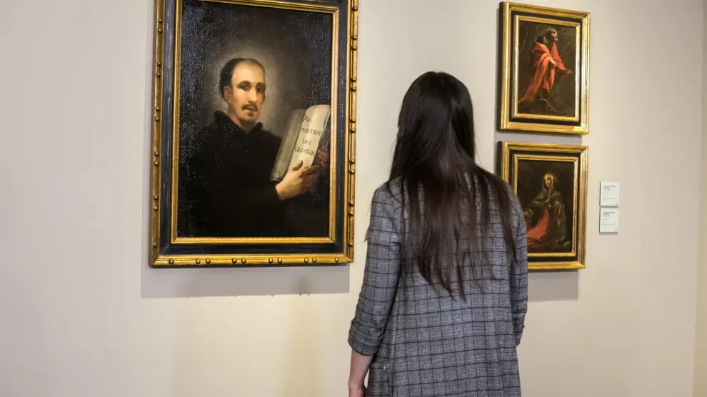 El Museo Goya Colección Ibercaja ha recibido en préstamo un Goya que representa a San Ignacio de Lóyola.