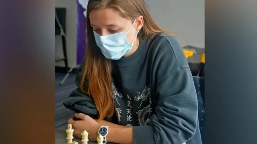 María Eizaguerri durante un torneo reciente.