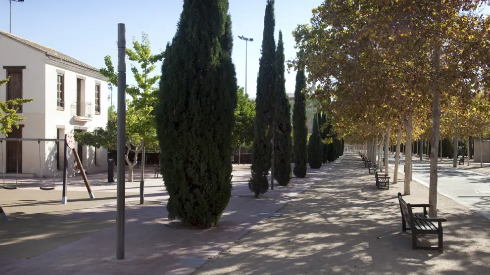 Una imagen del parque de Marxalenes (Valencia), donde fue apuñalado un joven de 19 años este miércoles.
