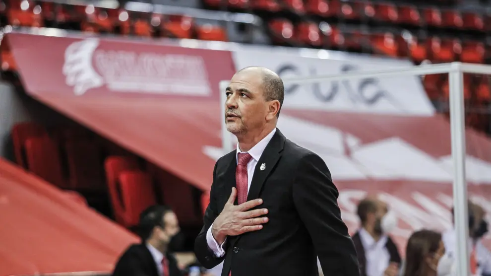 Sergio Hernández, entrenador del Casademont Zaragoza.