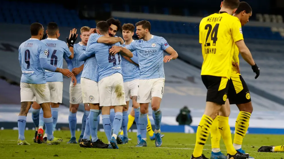Cuartos de final de la Champions: Manchester City-Borussia Dortmund