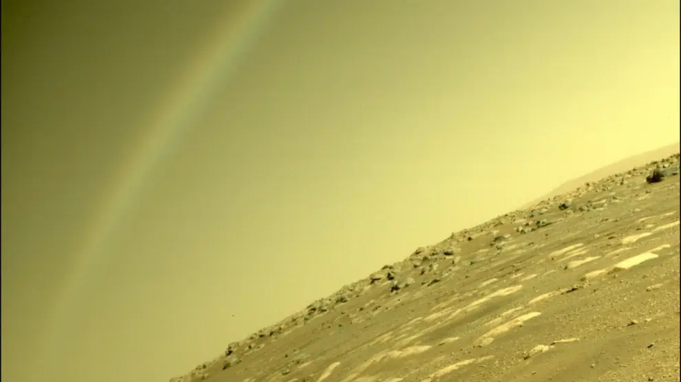 Foto realizada por el rover Perseverance de la NASA