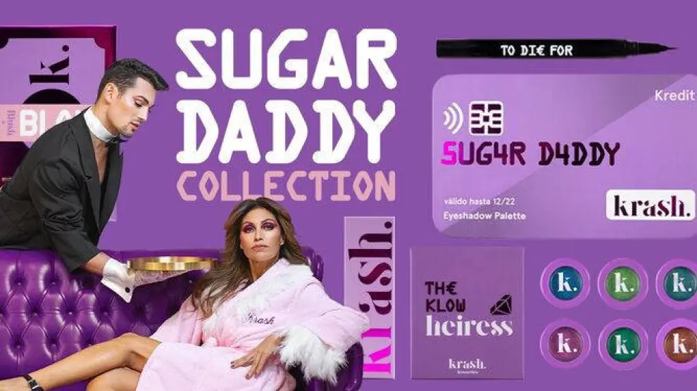 Publicidad de la colección Sugar Daddy que la marca Krash ha decidido retirar.