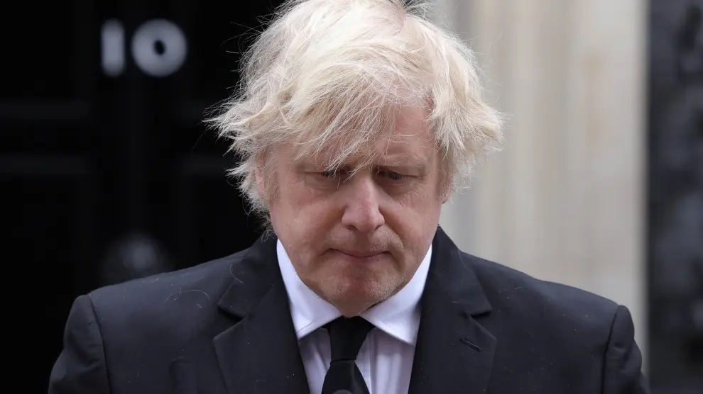 Boris Johnson, en su declaración tras conocer la muerte del príncipe Felipe de Edimburgo.