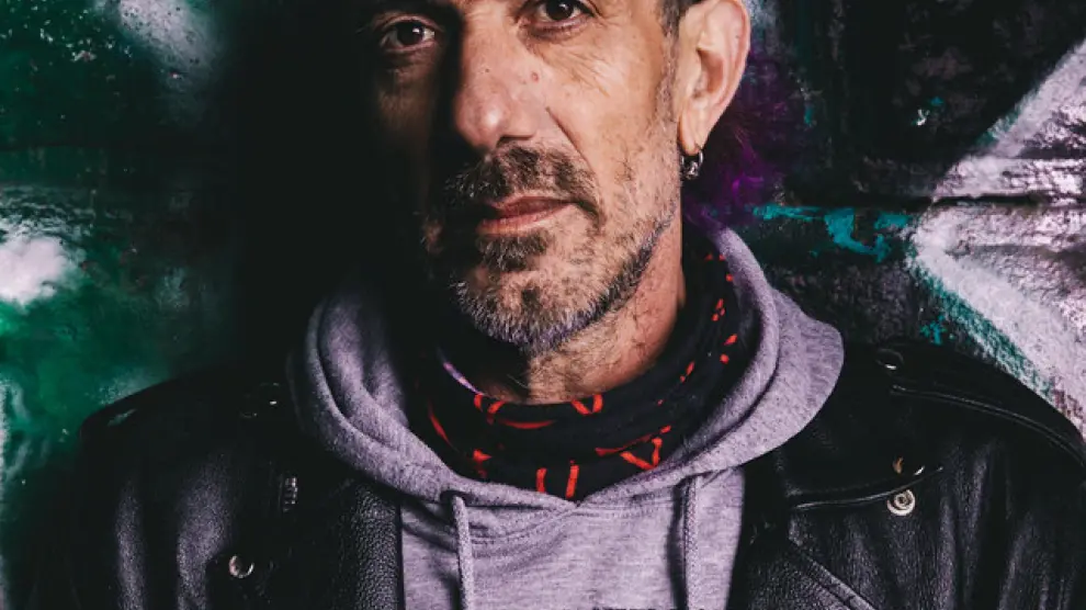 El cantautor punk zaragozano Manolo Kabezabolo