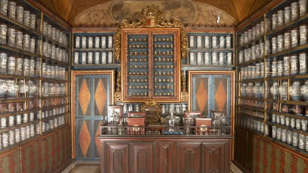 Antigua farmacia del hospital de Santa Catalina de Gerona.