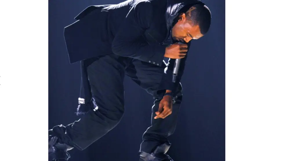 Kanye West, durante la gala de entrega de los Grammy en Los Angeles