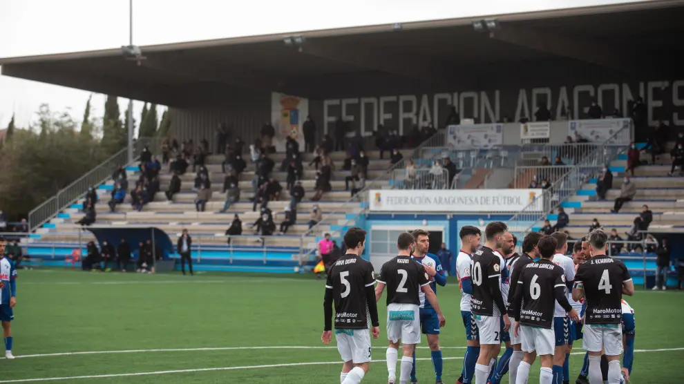 Imagen del Ebro-Haro de Segunda División B en su última temporada con esta denominación.