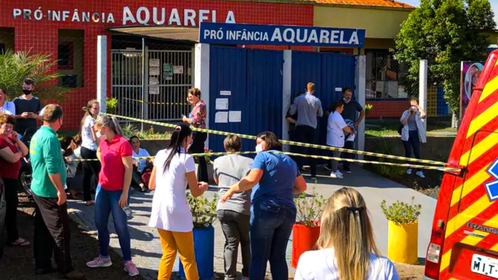 El crimen ocurrió en una guardería de la ciudad de Saudade