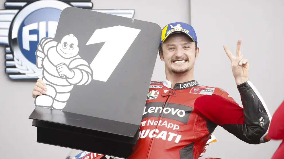 El piloto australiano Jack Miller (Ducati) ha logrado este domingo una gran victoria en Moto GP en el Gran Premio de Francia