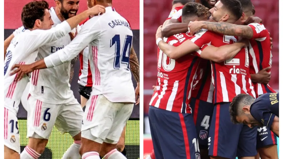 Real Madrid y Atlético de Madrid se juegan este sábado la Liga.