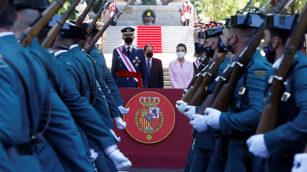 El rey participa en la celebración del Día de las Fuerzas Armadas