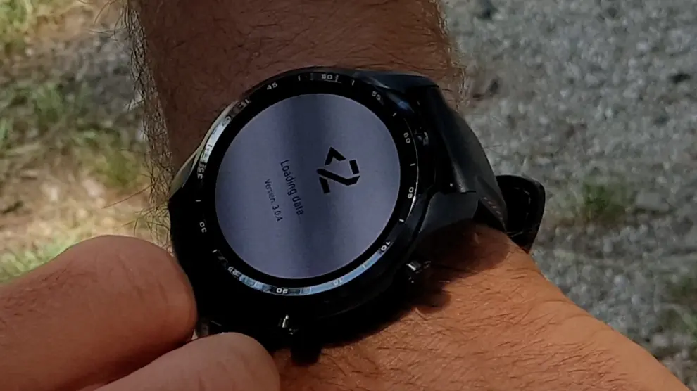 Reloj con la 'app' que permite ver la temperatura del deportista en directo.