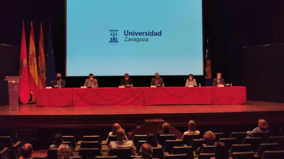 Inauguración de los cursos extraordinarios de verano de la Universidad de Zaragoza en Jaca.