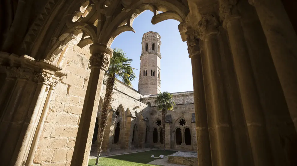 El Monasterio de Rueda se encuentra en la localidad de Escatrón.
