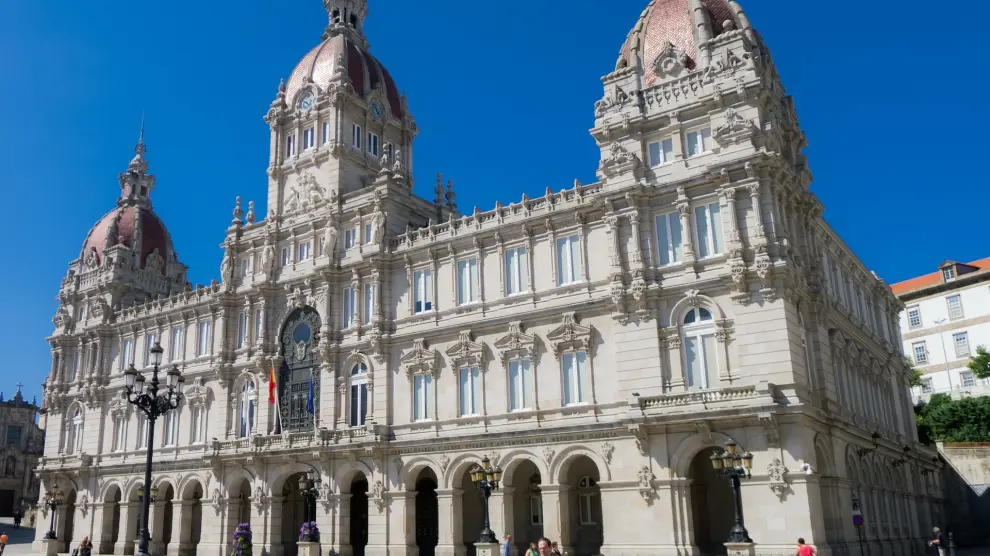 Imagen de la sede del Ayuntamiento de La Coruña.