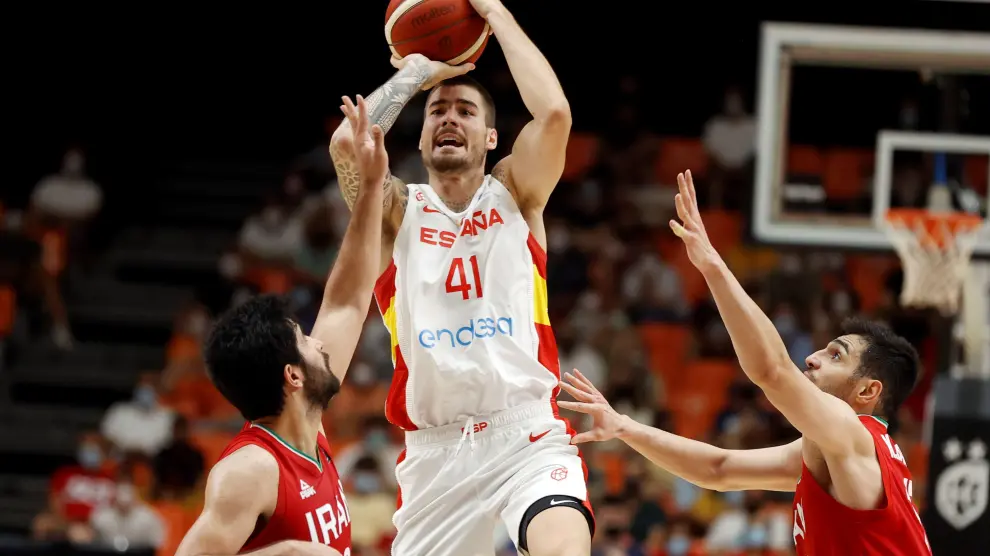 La selección española de baloncesto disputa frente a Irán el primero de sus cinco partidos de preparación para los Juegos Olímpicos de Tokio