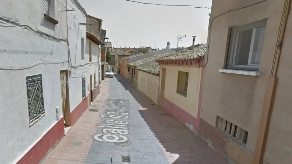 Imagen de la calle de San Andrés de Ejea