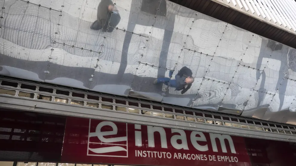 Una de las oficinas del Inaem en Zaragoza.