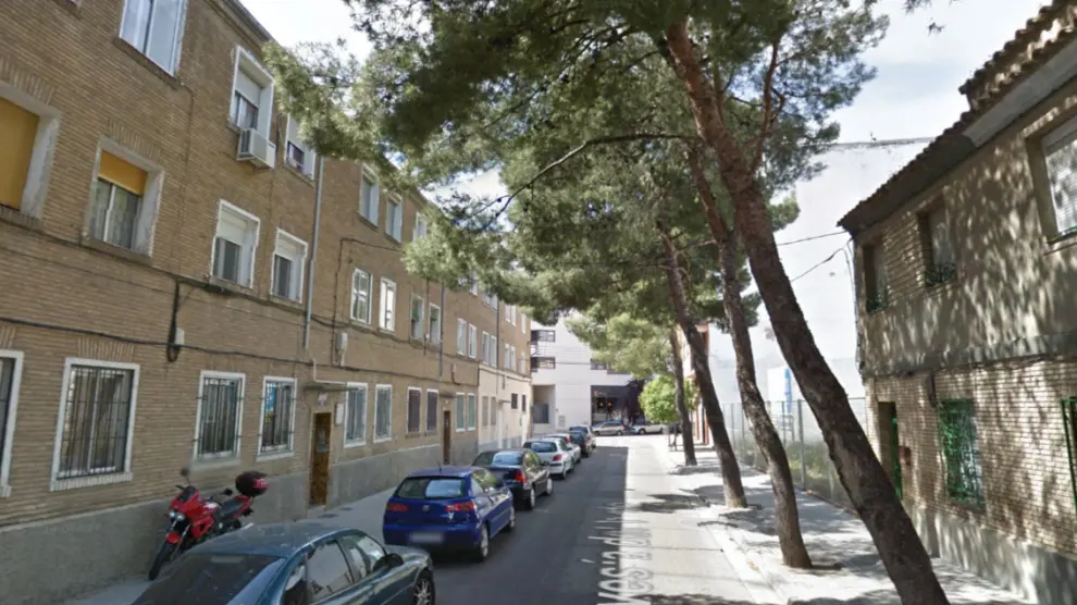 Una imagen de la calle Travesía del Vado, en Zaragoza.