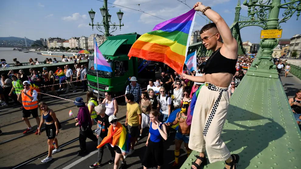 Desfile del Orgullo gay en Budapest