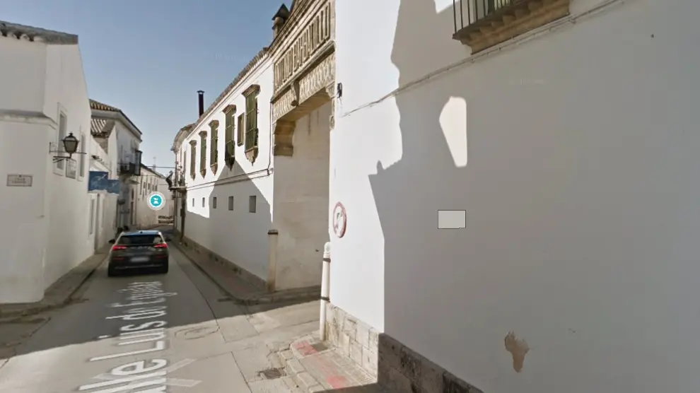 Calle de Luis Eguilaz, en Sanlúcar de Barrameda
