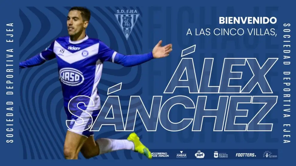 Álex Sánchez, nuevo jugador del Ejea.
